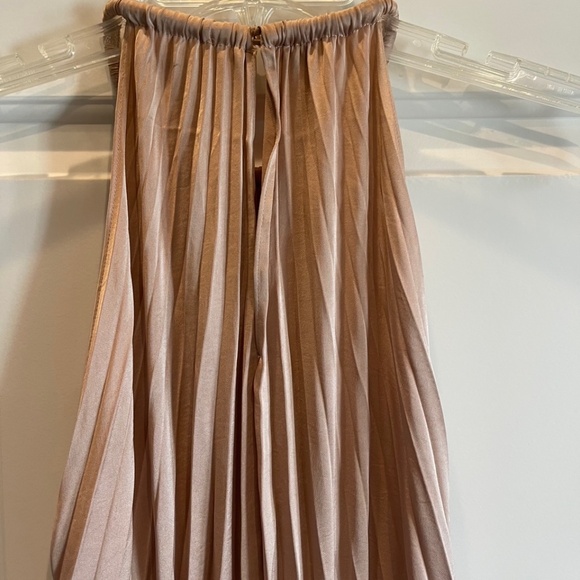 NWOT A.L.C. Renzo Pleated Midi Dress in Beige Size 4 - Picture 15 of 16